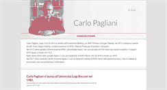 Desktop Screenshot of carlopagliani.com